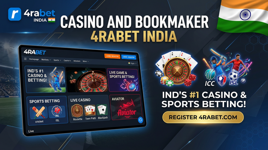 Casino and bookmaker 4rabet India